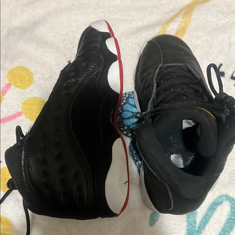 Air Jordan Black and Red Sneakers jordan 13